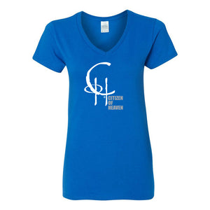 COH V-Neck Women's Shirt (Royal Blue)